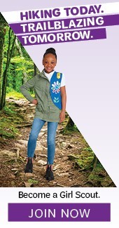 Hiking Today. Trailblazing Tomorrow. Become a Girl Scout. Join Now