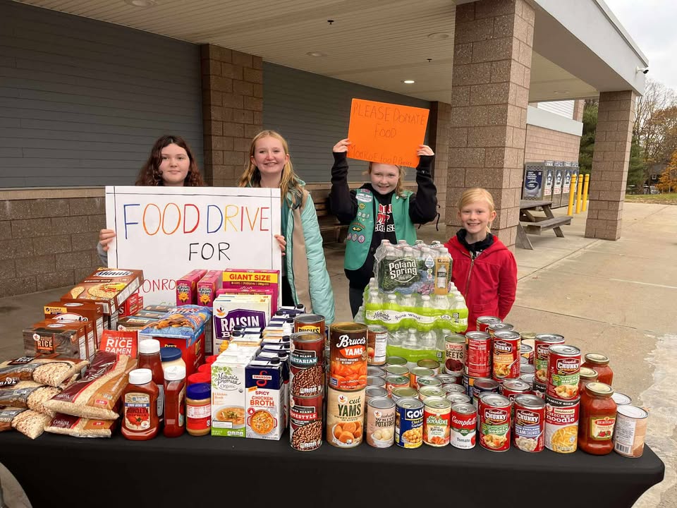 Monroe Girl Scouts Shine!