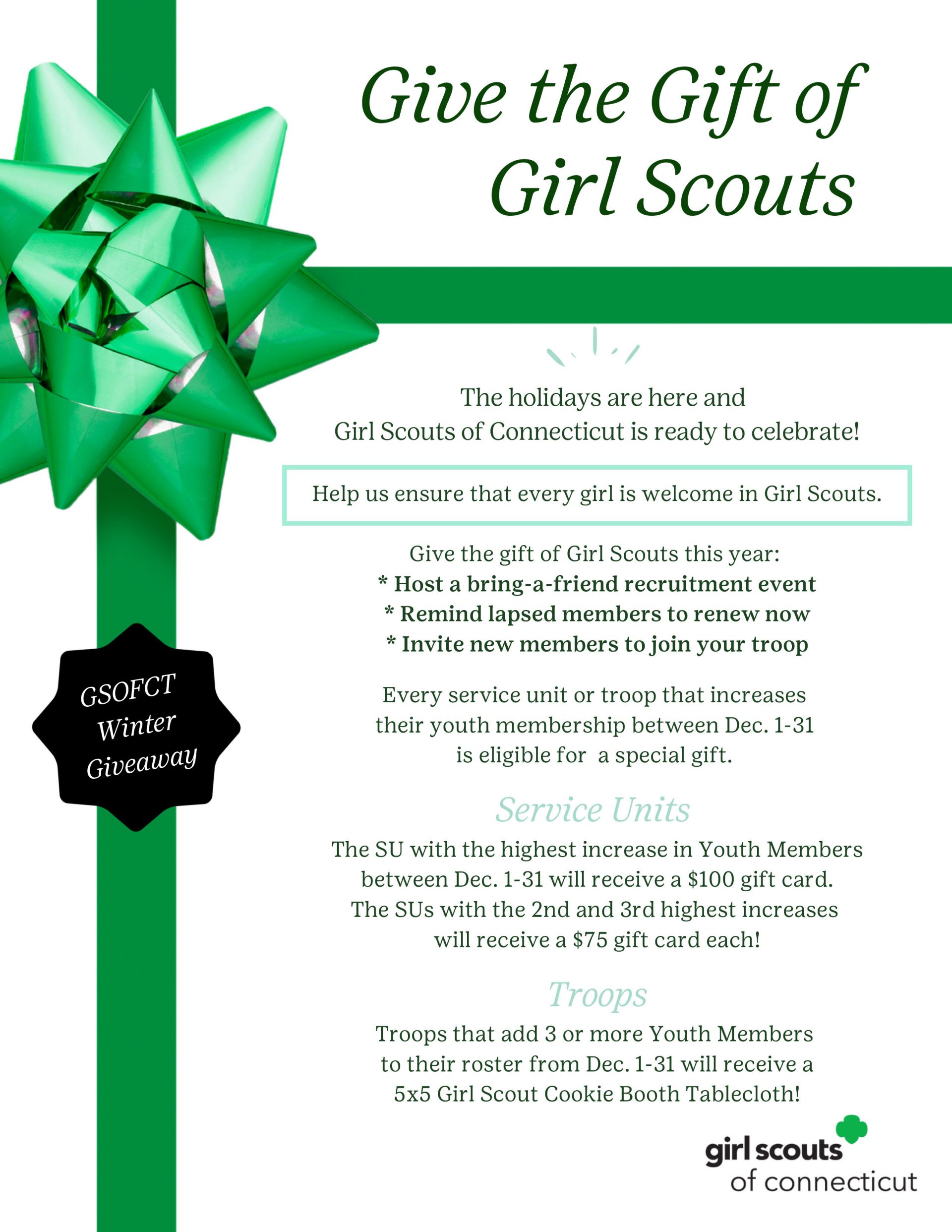 GSOFCT_MY26 Gift of Girl Scouts flyer